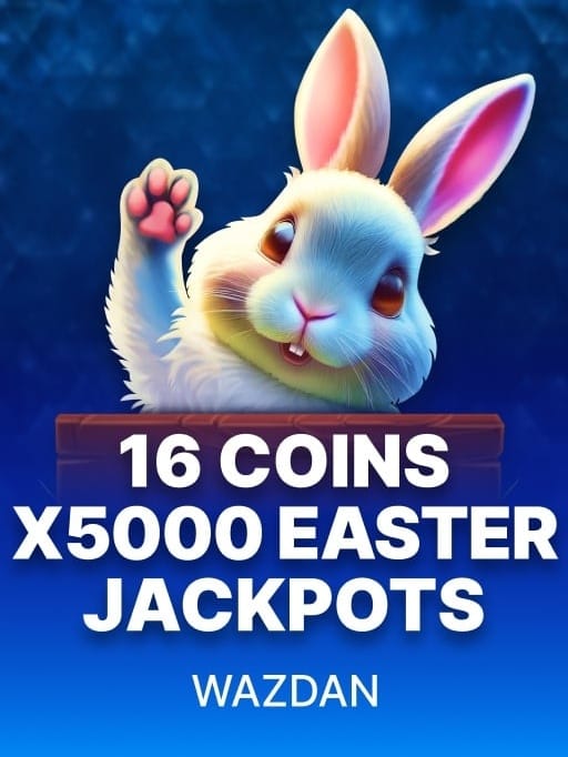 16 Coins x5000 Easter Jackpots slot game preview